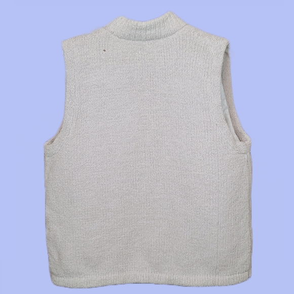 Colorado Clothing Beige Vest | Soft Knit with Quilted Inside | Women's XL - Picture 2 of 5